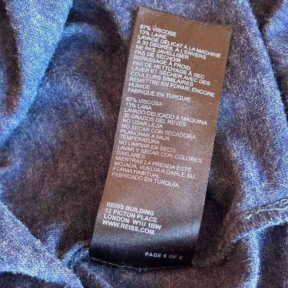 Reiss Norah Draped Off-the-Shoulder Top-Women Size S - Picture 4 of 7